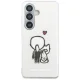 Karl Lagerfeld IML Karl&Choupette MagSafe Case for Samsung Galaxy S26 - Transparent
