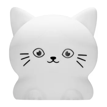 Redleaf Silly Cat Silicone LED Night Light with RGB and USB-C