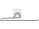 Metal Paper Towel Holder with Suction Cup, 30x9 cm