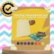 Cotton Drawstring Bag for Coloring with Markers and Stencils