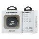 Karl Lagerfeld Silicone Karl&Chaupette Head 3D Case for AirPods 4 Black