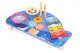 ECOTOYS Wooden Musical Table Whale with Xylophone & Drum
