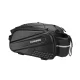 WYA36Y7S Bike Pannier Bag with Long Strap and Expandable Side Pockets - Black