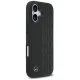 Mercedes iPhone 17 Case Leather Laurel Leaves MagSafe, Black