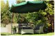 Salokāms dārza lietussargs, saulessargs, 8 segmentu, zaļš, 300cm | Folding Garden Umbrella