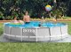 Intex 26724 Frame Pool 457 x 107 cm with Pump and Accessories, Grey