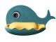 Whale-Shaped Soap Dish with Water Drain (Assorted Colors)