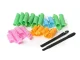 Magic Leverag Spiral Hair Rollers, 18 pcs