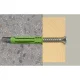 Fischer SX Plus Green 8x40 S Expansion Plugs with Screws, 45 pcs