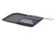 8-Digit Folding Pocket Calculator with Keychain and Cover, Black