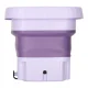 Foldable Portable Mini Washing Machine, 8L, Purple