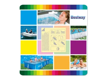 Bestway 62091 Waterproof Repair Patches for Inflatables, 10 pcs