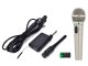 Wireless and Wired Microphone AG100B, Silver