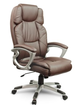 Sofotel EG-227 Ergonomic Leather Office Chair, Brown
