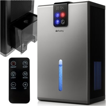 Ruhhy 26496 Air Dehumidifier with Remote Control, Silver