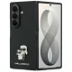 Karl Lagerfeld Saffiano Karl&Choupette Pin Case for Samsung Galaxy Z Fold 8 Ultra - Black