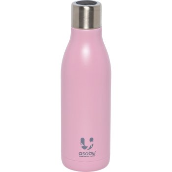 Asobu UV-Light ūdens pudele 0.5L, Rozā