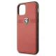 Ferrari Off Track Leather Case for iPhone 11 Pro, Red