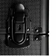 Large Professional Makeup Train Case, black