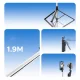 Orico SPM190 Selfie Stick Tripod with 1/4\" Mount & Bluetooth 5.2, Black