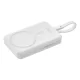 Baseus Magnetic Mini MagSafe 10000mAh 30W powerbank with built-in USB-C cable - white + Baseus Simple Series USB-C -...
