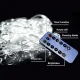 Telcon LED Curtain Lights 100 LED 3m x 1m for Window Decor, Cold White