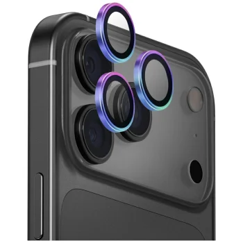 Uniq Optix Aluminum Camera Lens Protector iPhone 17 Pro / iPhone 17 Pro Max with Applicator - Multicolor
