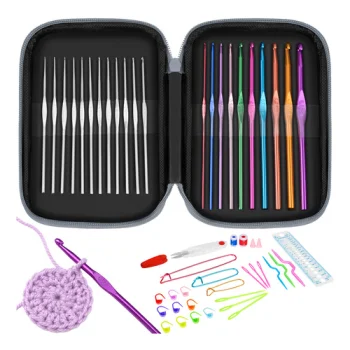 Ruhhy Crochet Hook Set, 50 pcs
