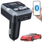 Bluetooth 5.3 FM Transmitter for Car, Hands-Free Kit with USB-C and USB-A Charger