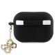 Guess AirPods Pro 2 Case Silicone 4G Strassed Charm, Black