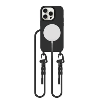 Tech-Protect iPhone 14 Pro Case MagNecklace MagSafe, Black