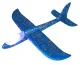 Styrofoam airplane with LED lights, 46 cm