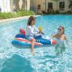 Inflatable Kids Pool Float Fighter Plane with Water Gun INTEX 57531, Blue