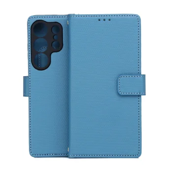 Smart Triangle Wallet Case for Samsung Galaxy S26 Ultra, Blue