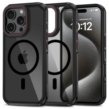 Apple iPhone 16 Pro 6.3'' Tech-Protect MagHybrid MagSafe Case Cover, Black