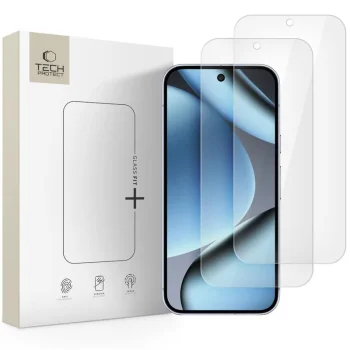 Tech-Protect Glass Fit+ Tempered Glass for Google Pixel 9 Pro XL / 10 Pro XL, 2-Pack, Transparent