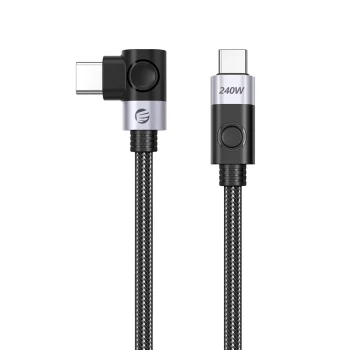Orico CW240 USB-C to USB-C PD 240W 1m Angled Cable - Black