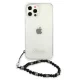 Guess iPhone 12 / 12 Pro Case Pearl Collection, Transparent