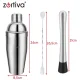 Bartender Cocktail Making Set Zortiva 6-in-1 with 700 ml Shaker, Silver
