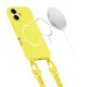 Tech-Protect iPhone 16 Case MagNecklace MagSafe with Lanyard, Yellow