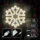 Forever Neon Декоративная Светодиодная Лампа Рисунок Освещение, Snowflake...