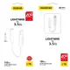 Dudao L16i Lightning to 3.5mm Audio Adapter, White