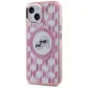 Karl Lagerfeld iPhone 15 Plus Case IML Monogram Karl & Choupette MagSafe, Pink