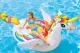 INTEX 57561 Inflatable Rainbow Unicorn Ride-On Island 226x173cm