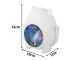 Bear-shaped LED Night Light and Star Projector with Remote Control, White