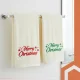 Ruhhy Christmas Towels Set of 2, Cotton Bathroom Decor, 50x100 cm, 26612