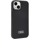 Audi Silicone Case for iPhone 14 6.1\" Hardcase, Black (AU-LSRIP14-Q3)