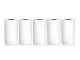 Thermal Paper for Mini Printers 55mm, 5 Rolls, White