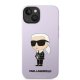 Karl Lagerfeld iPhone 14 Plus Case Silicone Ikonik White