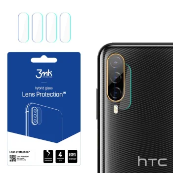 HTC Desire 22 Pro 3MK Lens Protection Back Camera Tempered Glass Protector, 4 pcs.